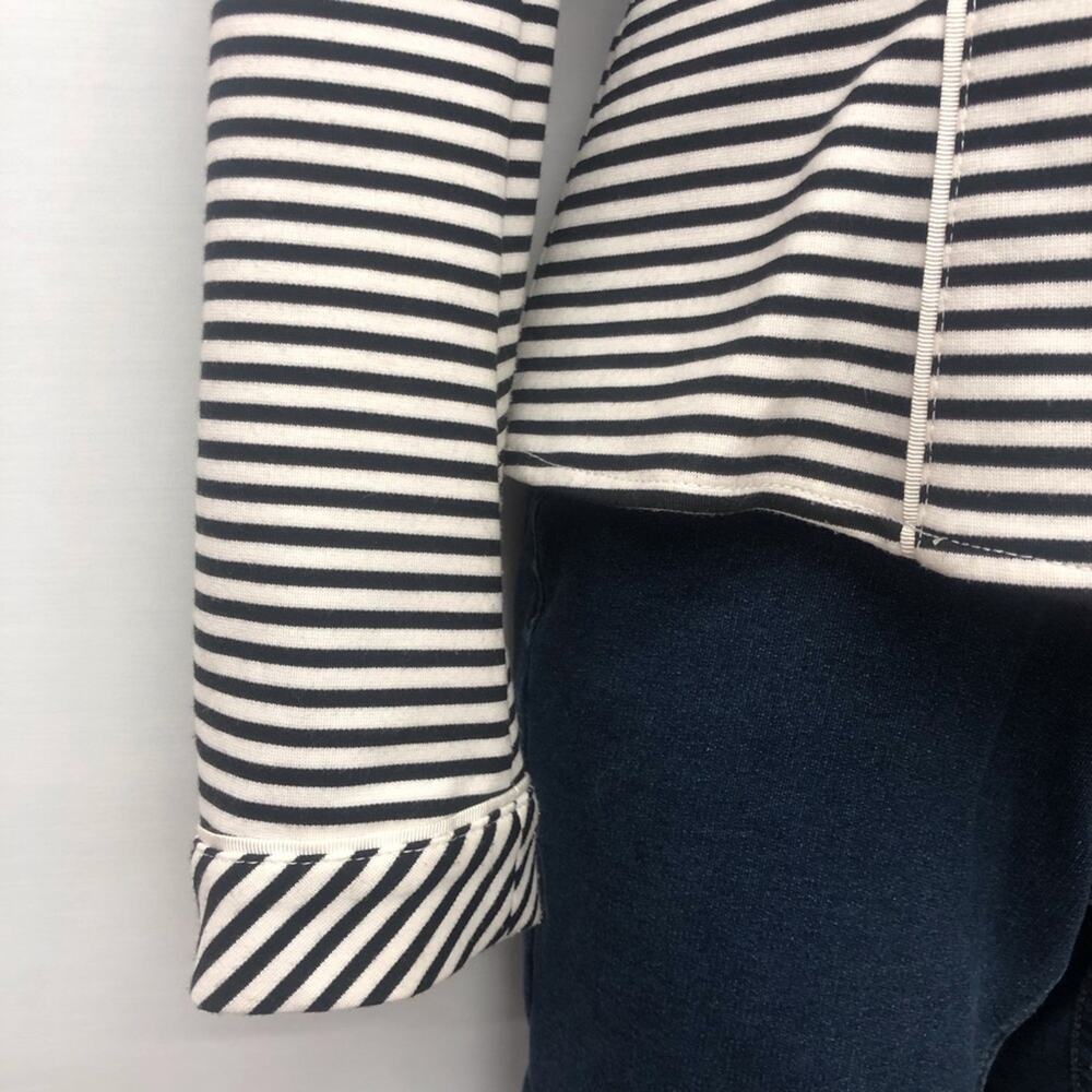 White House Black Market Stripe Moto Jacket - Picture 6 of 16